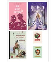 Bir Kürt Sevdim Seti - Dilek Bilgiç Esen - Bir Kürd Prensi Mehemed Romanı (2 NOT DEFTERLİ) (Renksiz)
