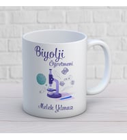 Kişiye Özel Meslek Biyoloji Öğretmeni Hediyelik Kupa Bardak 1 Adet