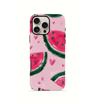 iPhone 16 Pro Vorian Çift Katmanlı MagSafe Kılıf Watermelon Hearts