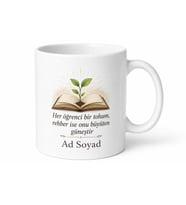 Kişiye Özel Sınıf Rehberi Baskılı Kupa Bardak Hediye Özel Tasarım