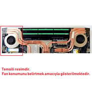 MSI GF62 8RD ile Uyumlu Fan SOL