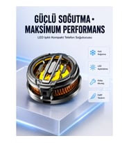 Mey İthalat® Hafif ve Dayanıklı Telefon Soğutma Aksesuarı