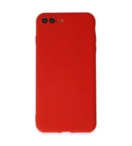 Apple İphone 7 Plus Kılıf First Silikon - Kırmızı