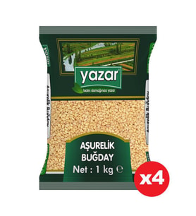 Yazar Aşurelik Buğday 1 Kg. x 4 Paket