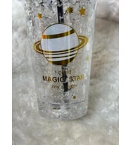PİPETLİ BARDAK MATARA SEVİMLİ SULUK 450 ml  ÇİFT  ASTRONOT FİGÜRLÜ (Beyaz)