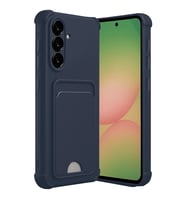 Samsung Galaxy A56 Kılıf Kelvin Kartvizitli Silikon - Lacivert