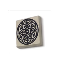 Barok Desen Baskılı Taş Magnet 5X5