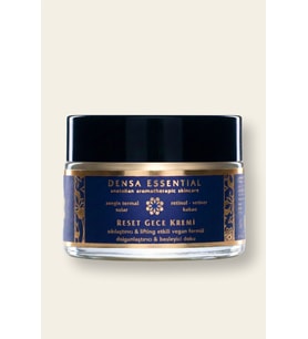 DENSA Essential Reset Retinol Gece Kremi 50 ml Kakao, Kuşburnu, Argan Sıkılaştırıcı Lifting Etkili