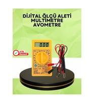 Profesyonel Dijital Multimetre Volt Amper Direnç Ölçümü
