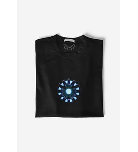 Ironman Baskılı   Siyah Tshirt