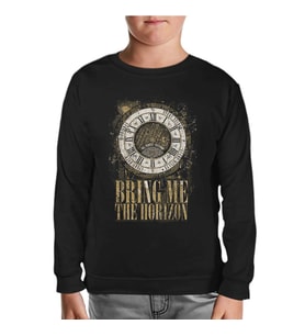 Bring me the Horizon - Clock Siyah Çocuk Sweatshirt