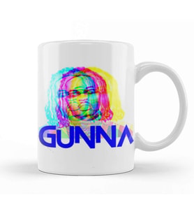 Gunna Logo Kupa Bardak Porselen