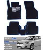 TOYOTA AVENSİS (2003-2009) Uyumlu EVA Paspas Tam Set–Oto Paspas,Araca Özel,Kolay Montaj