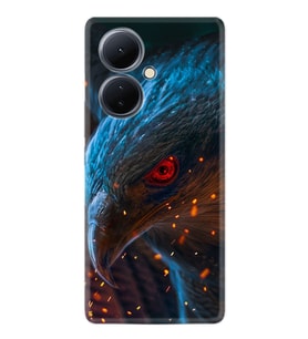 Vivo V29 Lite Kılıf Silikon Desen Özel Seri Şahin 1756