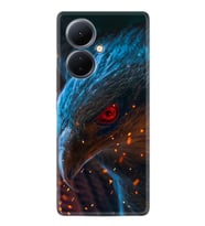 Vivo V29 Lite Kılıf Silikon Desen Özel Seri Şahin 1756