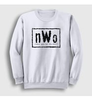 Presmono Unisex Beyaz New World Order Wrestling Güreş Sweatshirt 424401tt (Beyaz)
