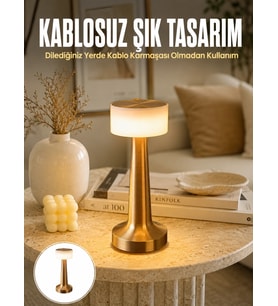 Dekoratif Masa Lambası Dokunmatik Renk Değiştirebilen Gece Lambası Yeni Nesil