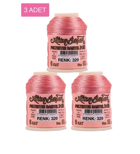 3 Adet Altınbaşak Oya ve Dantel İpi 20 gr - Royaleks - No: 329