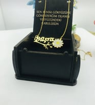 925 ayar gümüş papatya isimli kolye