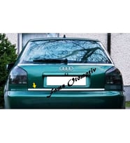 Audi A3 Krom Bagaj Alt Çıtası 1998-2003 Arası Paslanmaz Çelik (8L)