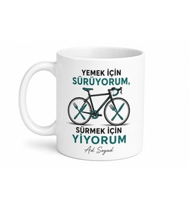 Yemek İçin Sürüyorum Sürmek İçin Yiyorum Kupa Hediye