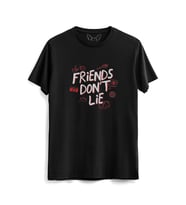 Stranger Tasarımlı  Siyah Tshirt