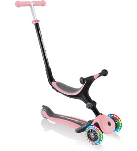GO-UP Katlanabilir Plus Işıklı Çok Amaçlı Tekerlekli Bisiklet 643-210 Pastel Pembe