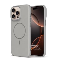 Microsonic Apple iPhone 15 Pro Max Kılıf MagLeather Pro Gri (Gri)