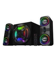 Rampage RMS-311 SHARD 2+1 80W Siyah USB,FM,Bluetooth,HMDI,Optica Rgb Işıklı Speaker