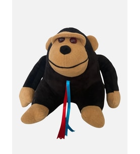 Gran Toys Peluş Sesli Goril - 30CM (Siyah)