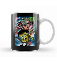Evil Dead SpongeBob Süngerbob Kupa Bardak Porselen