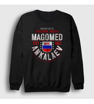 Presmono Unisex Siyah Dagestan Ufc Mma Magomed Ankalaev Sweatshirt 520708tt