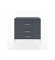 Arges Şifonyer 3 Çekmeceli 88x30x80 Antrasit-Antrasit
