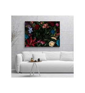 Karışık Çiçekler Kanvas Tablo 70 x 100 cm