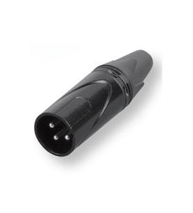 Sline Audio XLR Erkek Mikrofon Jack 3 Pin - YLA210 (Siyah)