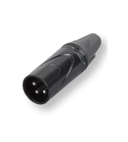 Sline Audio XLR Erkek Mikrofon Jack 3 Pin - YLA210 (Siyah)