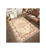 Rovigo Home Dijital Baskı Yıkanabilir Kaymaz Taban Salon Halısı RVG0441 (Bej)