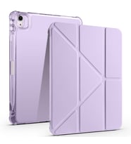 Lexroo iPad Air 11 2025 M3 Kılıf Tri Folding Kalem Bölmeli Standlı Kılıf - Lila