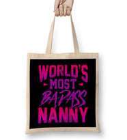 Funny World s Most Badass Nanny Babysitter Bez Çanta Uzun Saplı