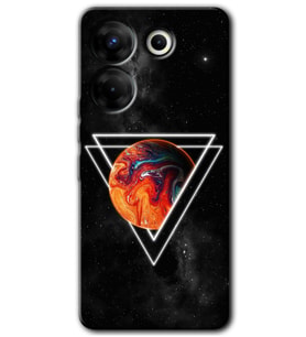 Tecno Camon 20 Pro 5G Kılıf HD Desen Baskılı Kılıf - Kızıl Gezegen