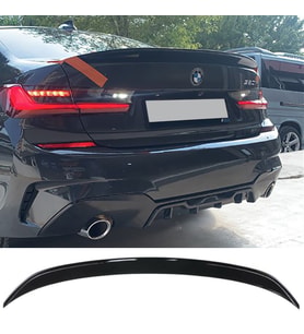Bmw G20 Bagaj Üstü Spoiler Parlak Siyah Spoyler Plastik İthal 2019-2022