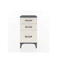 Arges Komodin 3 Çekmeceli 44x30x80 Antrasit-Aytaşı