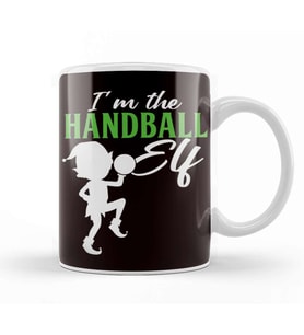 Handball Elf Handballer Ball Sports Coach Team Trainer Game Kupa Bardak Porselen