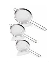Büyük 3'lü Metal Süzgeç Royaleks-CLKN-1359