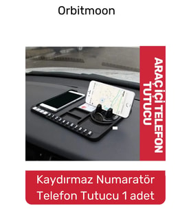 Yeni Seri Kaydırmaz Numaratör Çizdirmez Çok Fonksiyonlu Araç İçi Torpido Telefon Tutucu