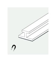 Ayraç - İtici Sabitleme Rayı Mıknatıslı 100 cm (Pakette 10 Adet)
