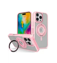 iPhone 16 Pro Banza Magsafe Standlı Kapak - Pembe