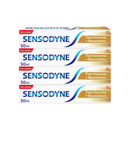Sensodyne Tam Koruma + Beyazlatıcı Diş Macunu 50 ML x 4