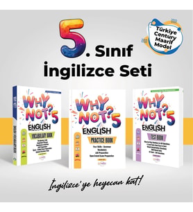 WHY NOT 5.SINIF İNGİLİZCE SETİ (PRACTICE + TEST + VOCABULARY BOOK)