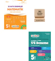 Okyanus 5. Sınıf Classmate Matematik 36 Hafta ve Süreç İzleme ve Gelişim Değerlendirme 5’li Deneme